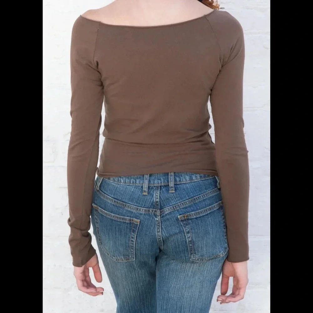 Brandy Melville Women's Brown Shirt